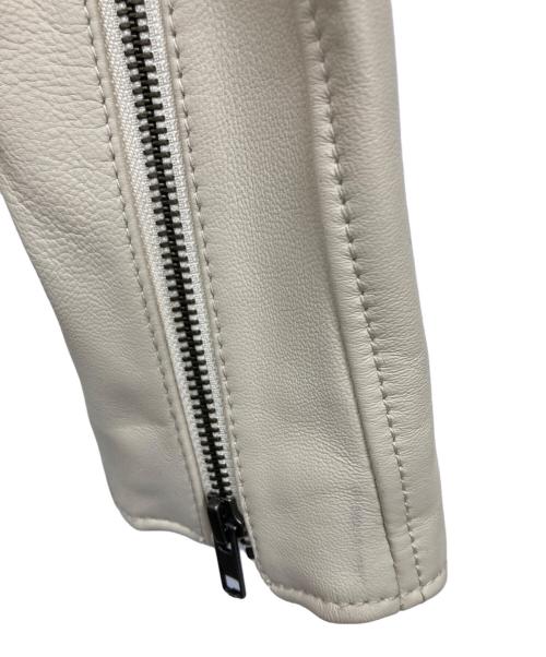 Psycho Bunny（サイコ バニー）Psycho Bunny (サイコ バニー) シープレザー トラッカージャケット ベージュ サイズ:Sの古着・服飾アイテム