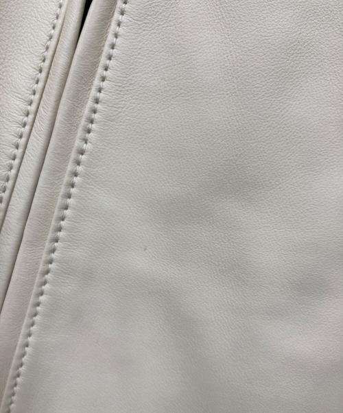 Psycho Bunny（サイコ バニー）Psycho Bunny (サイコ バニー) シープレザー トラッカージャケット ベージュ サイズ:Sの古着・服飾アイテム