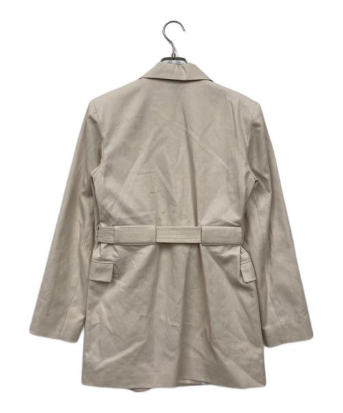 GANNI（ガニー）Ganni (ガニー) Cotton Melange Tailoring Blazer ベージュ サイズ:34 未使用品の古着・服飾アイテム
