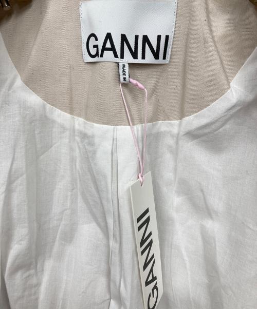 GANNI（ガニー）Ganni (ガニー) Cotton Melange Tailoring Blazer ベージュ サイズ:34 未使用品の古着・服飾アイテム