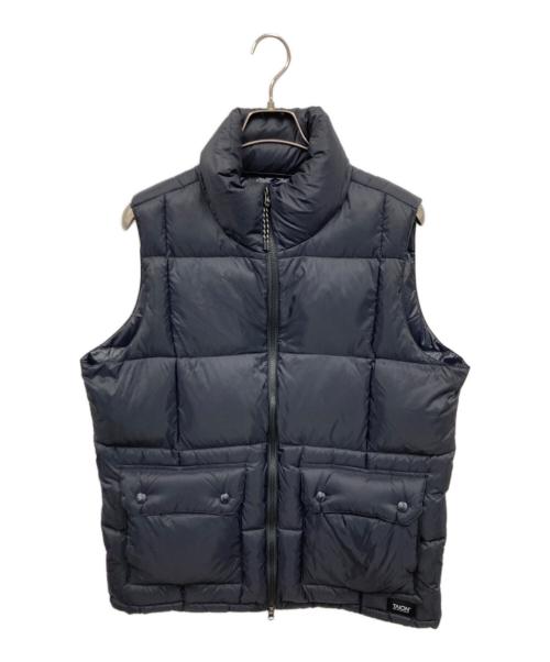 TAION（タイオン）TAION (タイオン) ダウンベスト ブラック サイズ:Sの古着・服飾アイテム