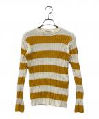 MONCLERモンクレール）の古着「ニットフーディ」｜イエロー