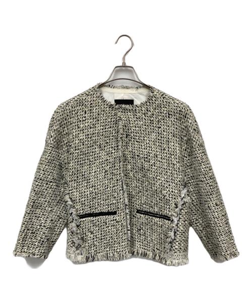 DRAWER（ドゥロワー）DRAWER (ドゥロワー) ジャケット ホワイト サイズ:36の古着・服飾アイテム