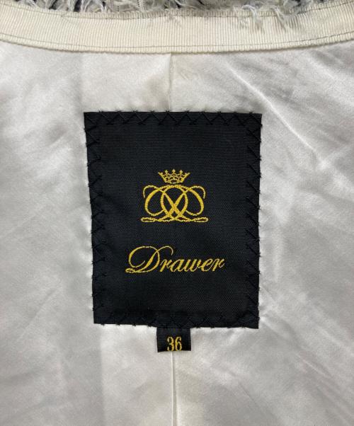 DRAWER（ドゥロワー）DRAWER (ドゥロワー) ジャケット ホワイト サイズ:36の古着・服飾アイテム