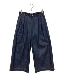 BLAMINK（ブラミンク）の古着「M.SUMMER デニムバギーパンツ」｜インディゴ