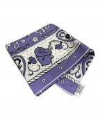 HERMESエルメス）の古着「カレ55 Animaux バンダナ」｜パープル