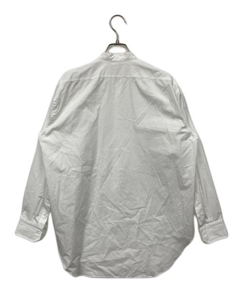 BLAMINK（ブラミンク）BLAMINK (ブラミンク) コットン バンドカラーシャツ ホワイト サイズ:36の古着・服飾アイテム