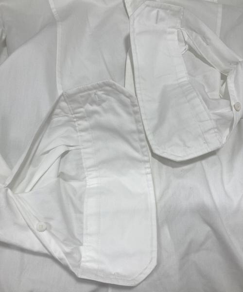 BLAMINK（ブラミンク）BLAMINK (ブラミンク) コットン バンドカラーシャツ ホワイト サイズ:36の古着・服飾アイテム