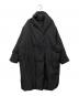 mizuiro-ind（ミズイロインド）の古着「ドレープライトダウンコート」｜ブラック