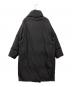 mizuiro-ind (ミズイロインド) ドレープライトダウンコート ブラック サイズ:表記なし：20000円