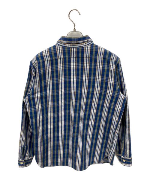 WAREHOUSE（ウエアハウス）WAREHOUSE (ウエアハウス) チェックシャツ ブルー サイズ:16の古着・服飾アイテム