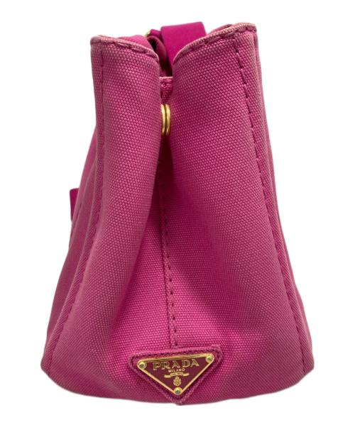PRADA（プラダ）PRADA (プラダ) カナパ2wayミニトートバッグ ピンクの古着・服飾アイテム