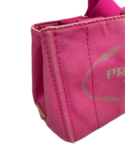 PRADA（プラダ）PRADA (プラダ) カナパ2wayミニトートバッグ ピンクの古着・服飾アイテム