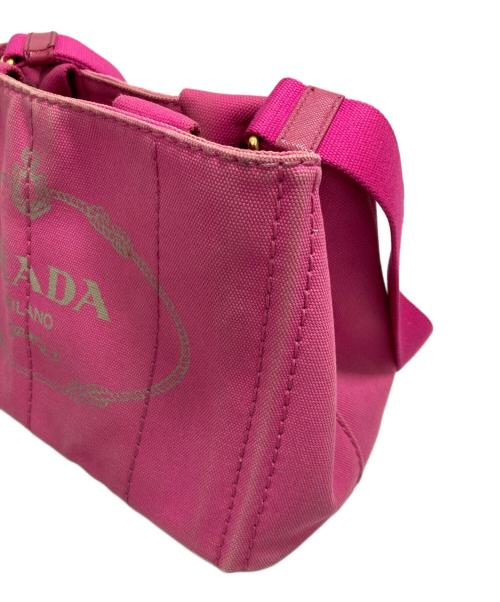 PRADA（プラダ）PRADA (プラダ) カナパ2wayミニトートバッグ ピンクの古着・服飾アイテム