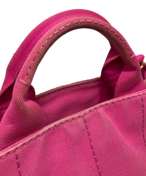 PRADA（プラダ）PRADA (プラダ) カナパ2wayミニトートバッグ ピンクの古着・服飾アイテム