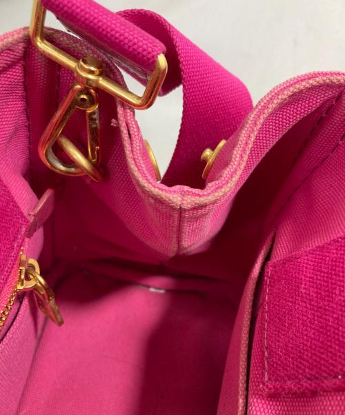 PRADA（プラダ）PRADA (プラダ) カナパ2wayミニトートバッグ ピンクの古着・服飾アイテム