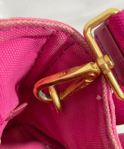 PRADA（プラダ）PRADA (プラダ) カナパ2wayミニトートバッグ ピンクの古着・服飾アイテム