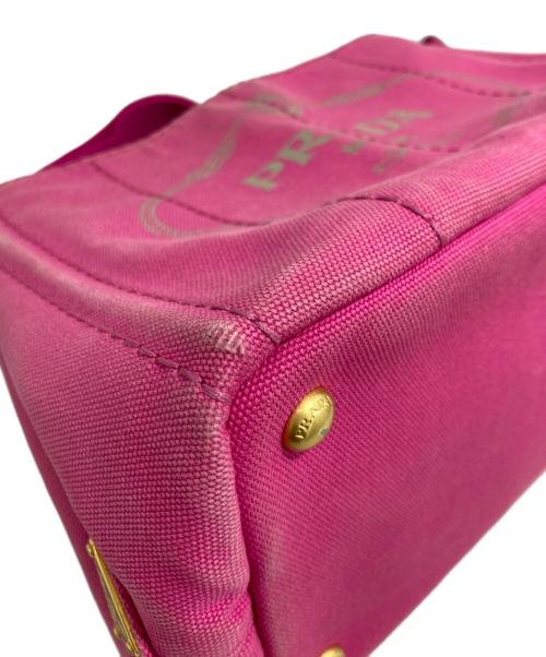 PRADA（プラダ）PRADA (プラダ) カナパ2wayミニトートバッグ ピンクの古着・服飾アイテム