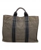 HERMESエルメス）の古着「ハンドバッグ」｜グレー