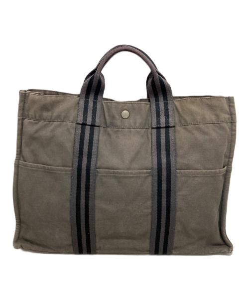 HERMES（エルメス）HERMES (エルメス) ハンドバッグ グレーの古着・服飾アイテム