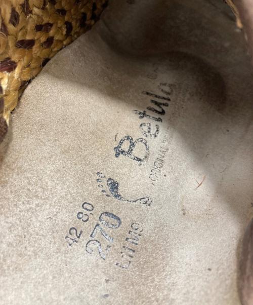 BIRKENSTOCK（ビルケンシュトック）BIRKENSTOCK (ビルケンシュトック) べチュラサンダル ブラウン サイズ:27の古着・服飾アイテム