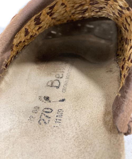 BIRKENSTOCK（ビルケンシュトック）BIRKENSTOCK (ビルケンシュトック) べチュラサンダル ブラウン サイズ:27の古着・服飾アイテム