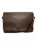 dan gentenダン ゲンテン）の古着「レザーショルダーバッグ」｜ブラウン