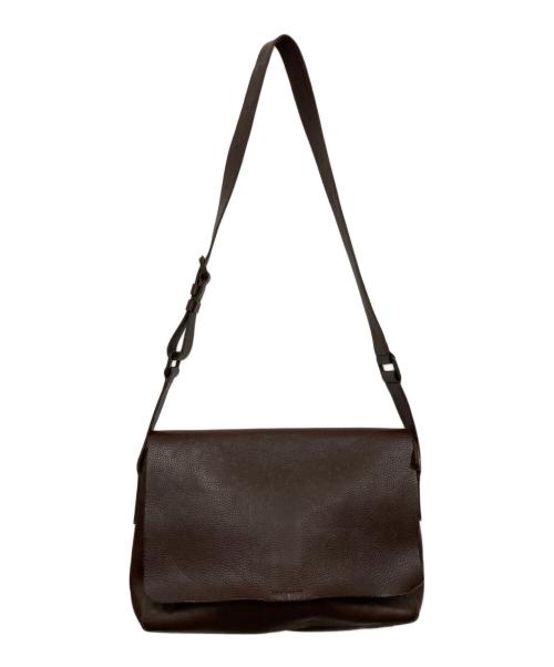 dan genten（ダン ゲンテン）dan genten (ダン ゲンテン) レザーショルダーバッグ ブラウンの古着・服飾アイテム