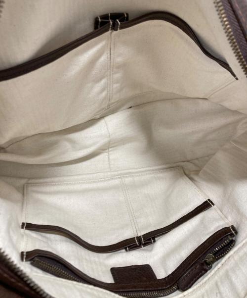 dan genten（ダン ゲンテン）dan genten (ダン ゲンテン) レザーショルダーバッグ ブラウンの古着・服飾アイテム