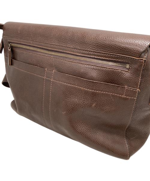 dan genten（ダン ゲンテン）dan genten (ダン ゲンテン) レザーショルダーバッグ ブラウンの古着・服飾アイテム