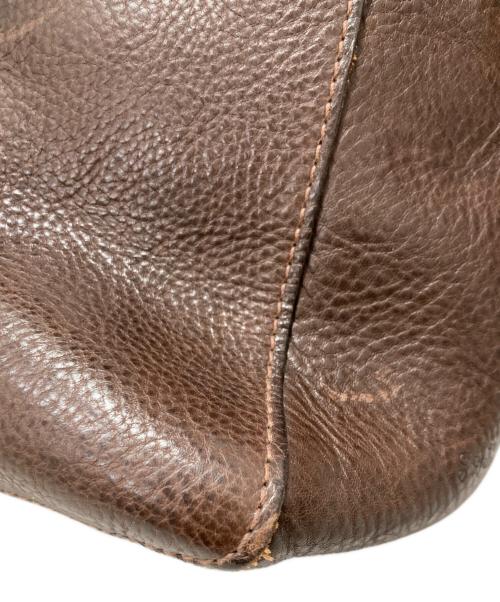 dan genten（ダン ゲンテン）dan genten (ダン ゲンテン) レザーショルダーバッグ ブラウンの古着・服飾アイテム