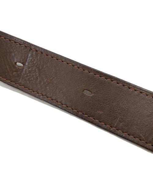 dan genten（ダン ゲンテン）dan genten (ダン ゲンテン) レザーショルダーバッグ ブラウンの古着・服飾アイテム