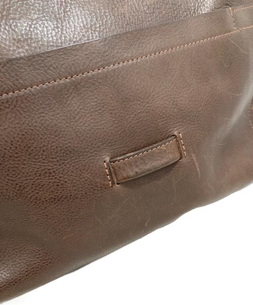 dan genten（ダン ゲンテン）dan genten (ダン ゲンテン) レザーショルダーバッグ ブラウンの古着・服飾アイテム