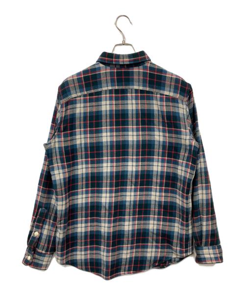 POLO COUNTRY（ポロカントリー）POLO COUNTRY (ポロカントリー) ネルシャツ グリーン サイズ:Mの古着・服飾アイテム