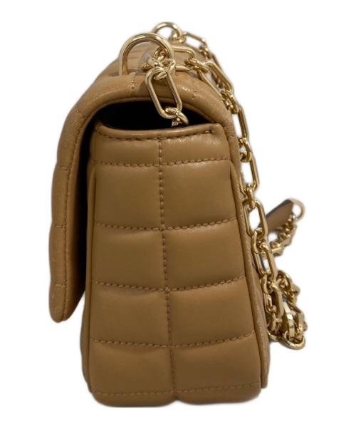 MICHAEL KORS（マイケル・コース）MICHAEL KORS (マイケル・コース) トライベッカチェーンショルダーバッグ ベージュの古着・服飾アイテム