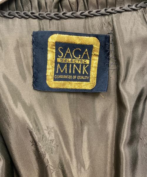 SAGA MINK（サガミンク）SAGA MINK (サガミンク) 毛皮ロングコート ブラウン サイズ:11の古着・服飾アイテム