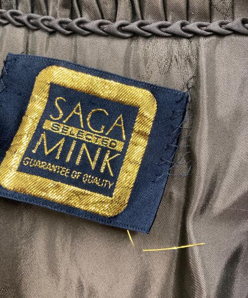SAGA MINK（サガミンク）SAGA MINK (サガミンク) 毛皮ロングコート ブラウン サイズ:11の古着・服飾アイテム