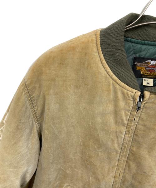 HARLEY-DAVIDSON（ハーレーダビッドソン）HARLEY-DAVIDSON (ハーレーダビッドソン) ベロアスカジャン サイズ:Mの古着・服飾アイテム