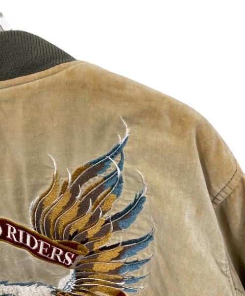 HARLEY-DAVIDSON（ハーレーダビッドソン）HARLEY-DAVIDSON (ハーレーダビッドソン) ベロアスカジャン サイズ:Mの古着・服飾アイテム