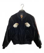 HARLEY-DAVIDSONハーレーダビッドソン）の古着「ベロアスカジャン」｜ブラック
