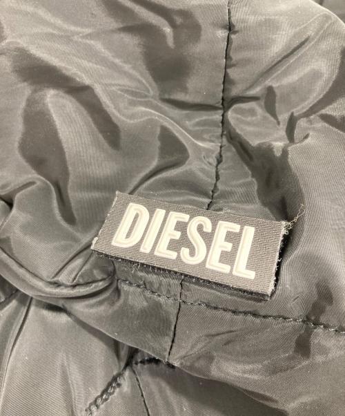 DIESEL（ディーゼル）DIESEL (ディーゼル) 切替パーカー ブラック サイズ:Mの古着・服飾アイテム