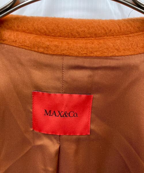 MAX&Co.（マックスアンドコー）MAX&Co. (マックスアンドコー) チェスターコート オレンジ サイズ:Sの古着・服飾アイテム