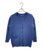 POLO RALPH LAURENポロ・ラルフローレン）の古着「カシミヤ混カーディガン」｜ネイビー