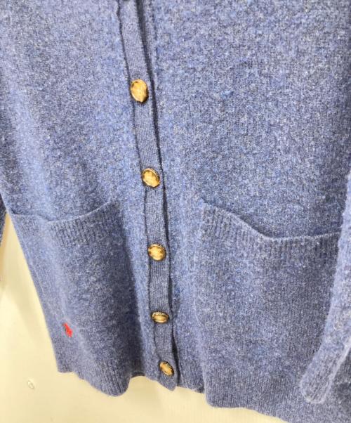 POLO RALPH LAUREN（ポロ・ラルフローレン）POLO RALPH LAUREN (ポロ・ラルフローレン) カシミヤ混カーディガン ネイビー サイズ:XSの古着・服飾アイテム