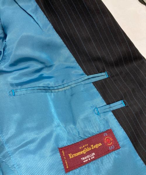 ERMENEGILDO ZEGNA（エルメネジルド・ゼニア）ERMENEGILDO ZEGNA (エルメネジルド・ゼニア) セットアップスーツ ネイビー サイズ:　の古着・服飾アイテム