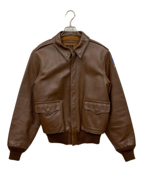 BUZZ RICKSON'S（バズリクソンズ）Buzz Rickson's (バズリクソンズ) A-2 レザージャケット ブラウン サイズ:40の古着・服飾アイテム