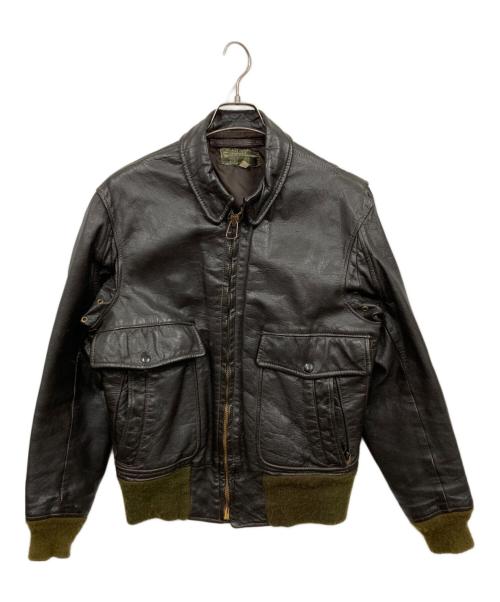 AVIREX（アヴィレックス）AVIREX (アヴィレックス) G-2 レザージャケット ブラウン サイズ:38の古着・服飾アイテム