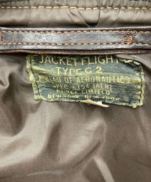 AVIREX（アヴィレックス）AVIREX (アヴィレックス) G-2 レザージャケット ブラウン サイズ:38の古着・服飾アイテム