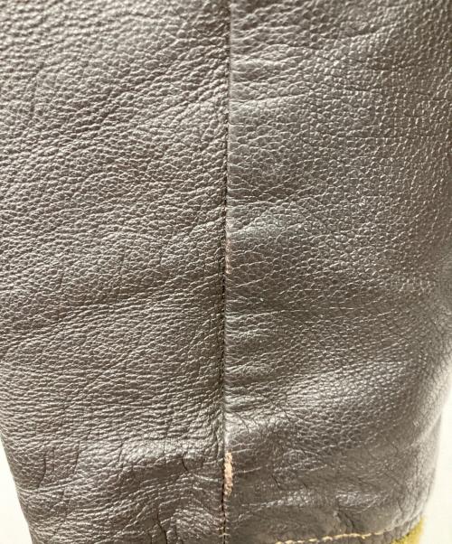 AVIREX（アヴィレックス）AVIREX (アヴィレックス) G-2 レザージャケット ブラウン サイズ:38の古着・服飾アイテム