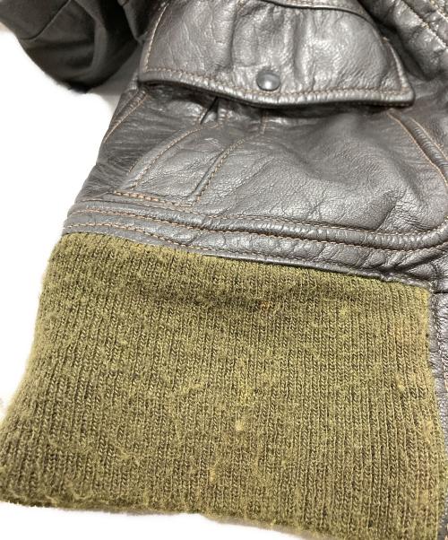 AVIREX（アヴィレックス）AVIREX (アヴィレックス) G-2 レザージャケット ブラウン サイズ:38の古着・服飾アイテム